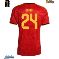 Belgia Amadou Onana #24 Hjemmedrakt VM 2026 Kortermet